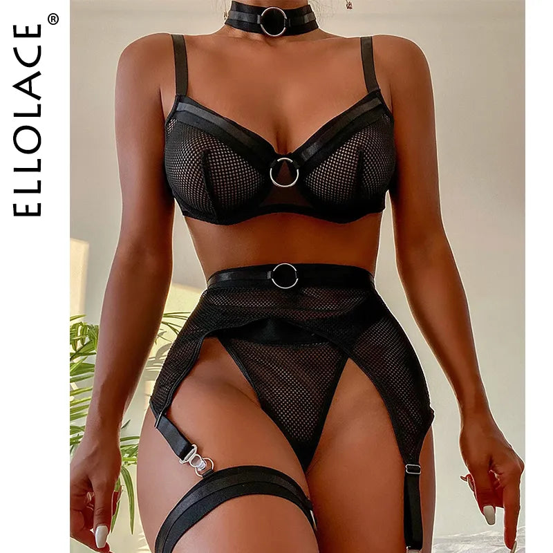 Four-Piece Lingerie Set