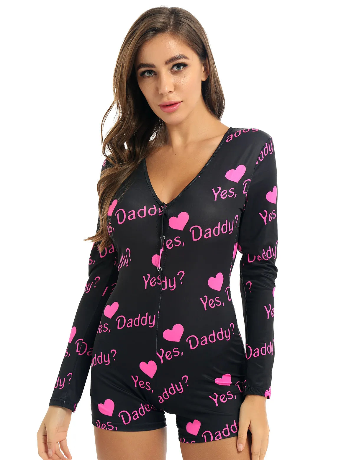 Yes Daddy Printed Sleepwear