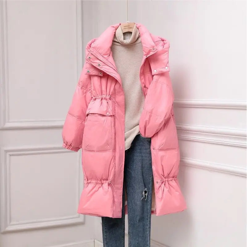 Women's Winter Midi Down Jacket