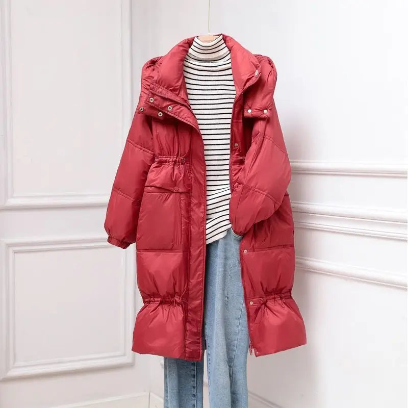 Women's Winter Midi Down Jacket