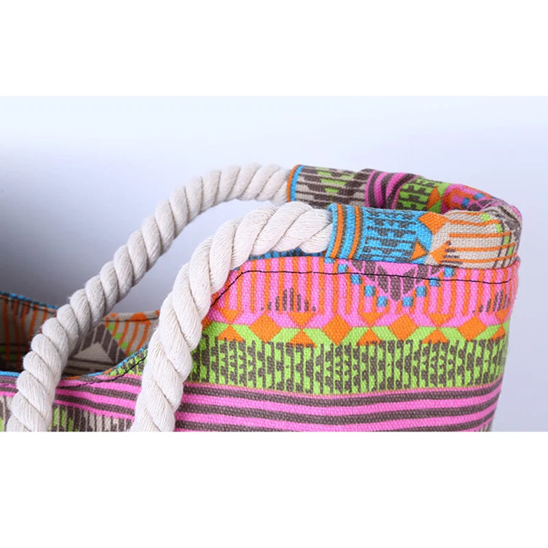 Hot Sale*** -  High-Quality Canvas Striped Handbags & Shoulder Bags