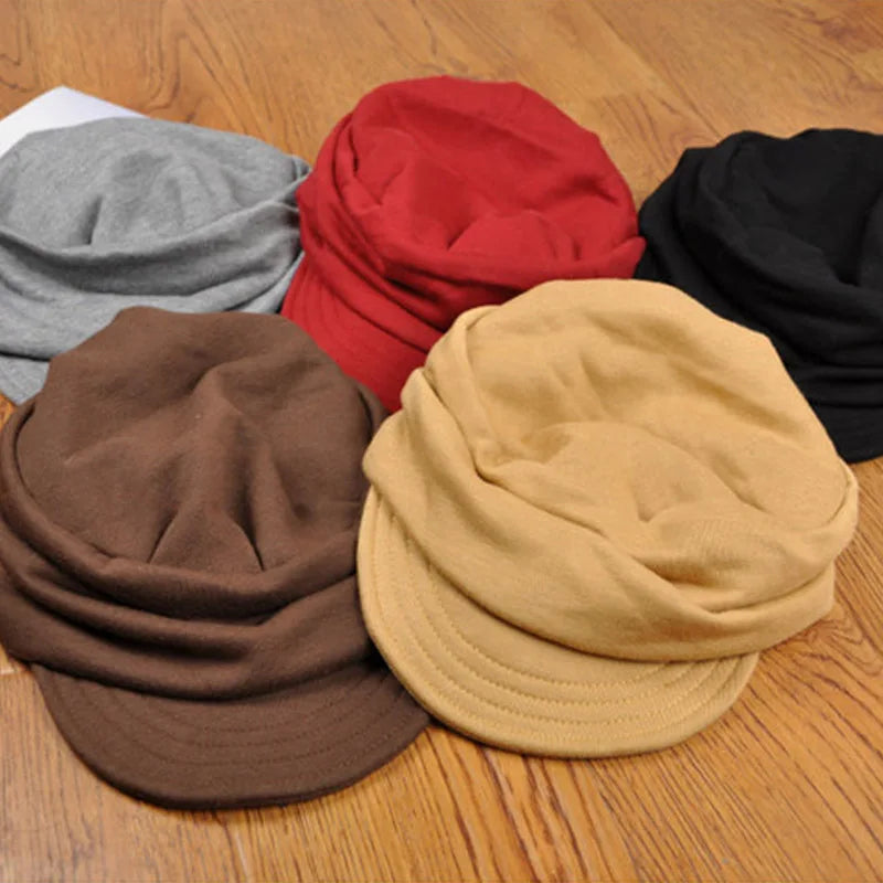 Knitting Hip Hop Cap For Women