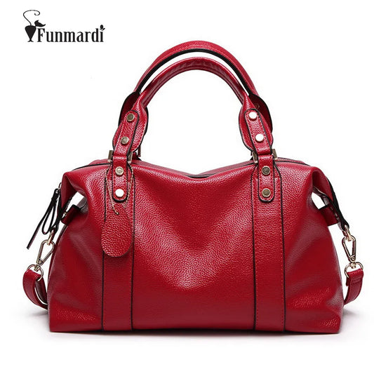 Funmardi Luxury PU Leather Handbag