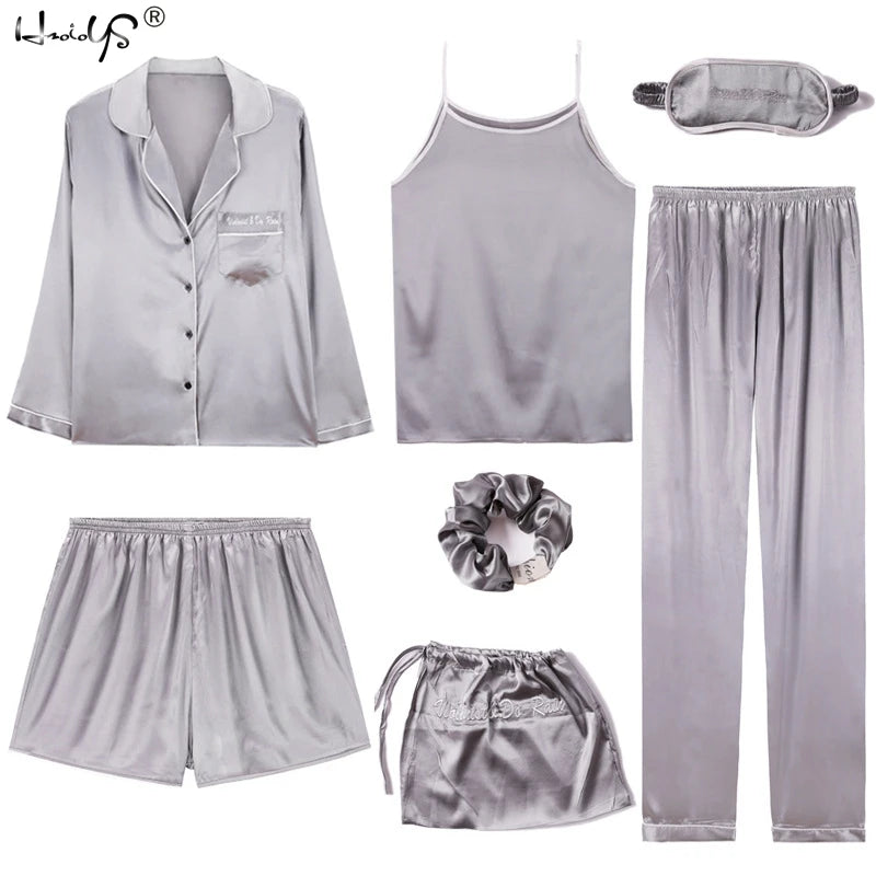 Seven-Piece Pyjama Set For Women