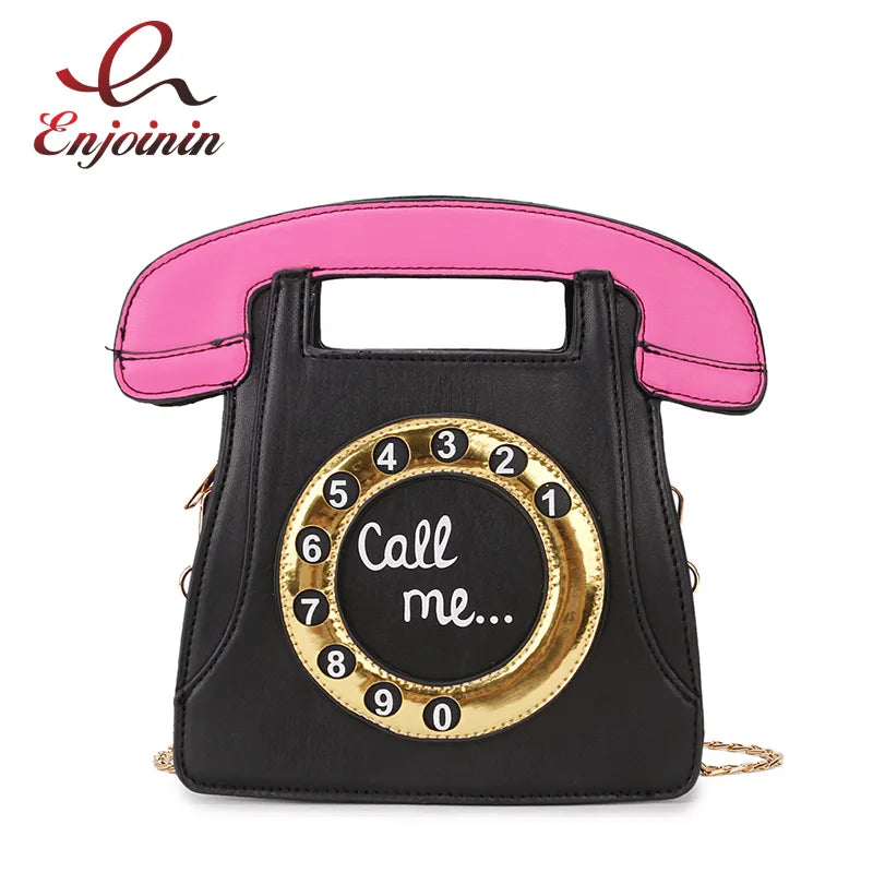 Novelty Phone Design Shoulder Crossbody Women's Handbag