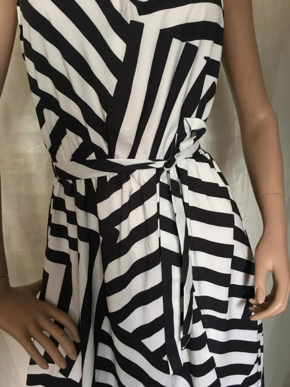 Casual Geometric Print Boho Long Maxi Dress