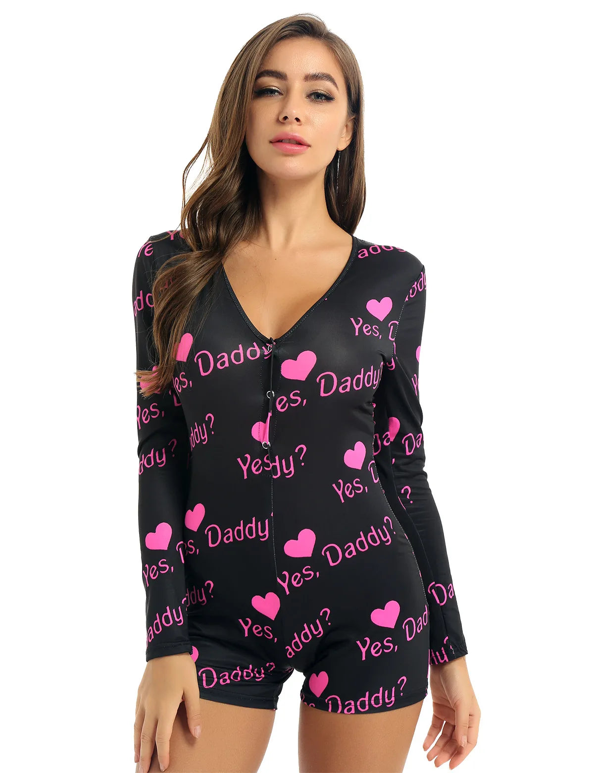 Yes Daddy Printed Sleepwear