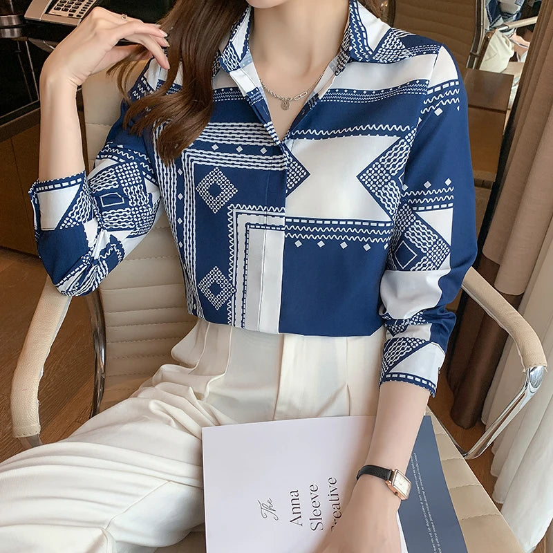 Women's Fashion Printed Blouses
