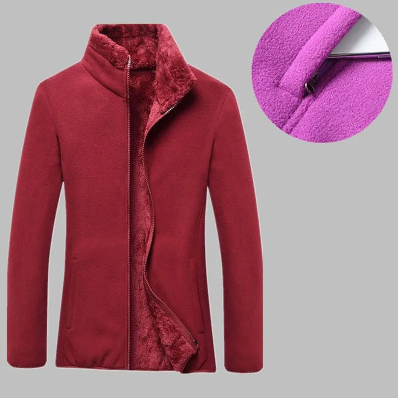 Thick Winter Outdoor Thermal Coral Velvet Jacket For Women