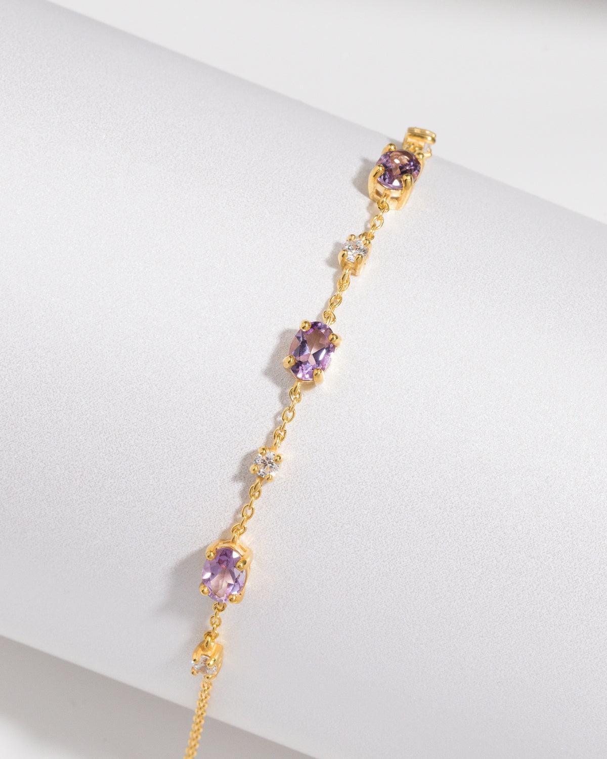 Essential Amethyst Jewellery Set in 18k Gold Vermeil