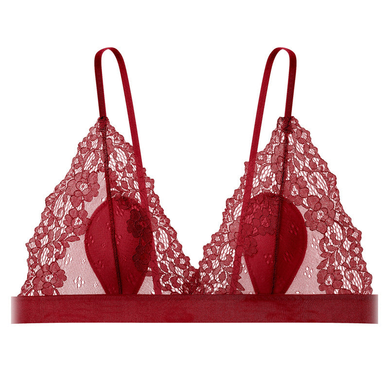 French Crystal Glasses Lace Bra