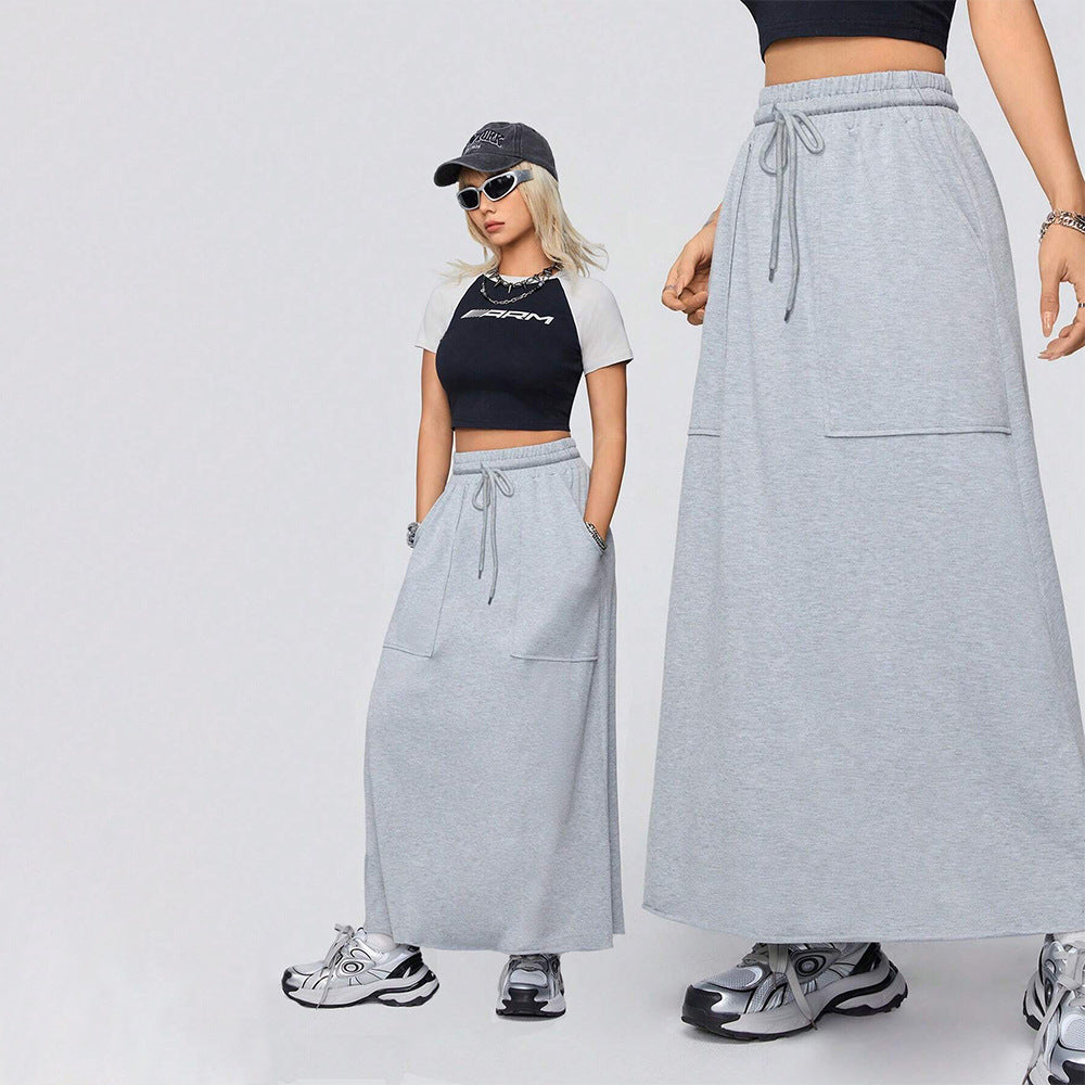 Tie-Up Casual Skirt