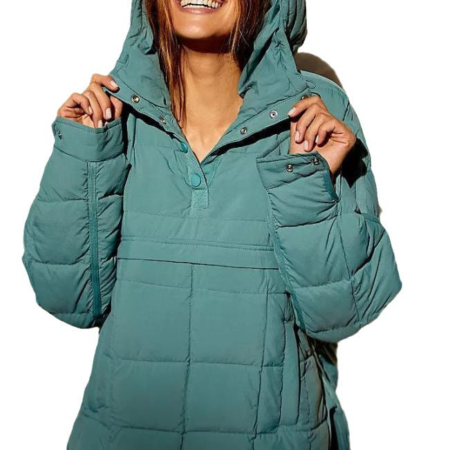 Hooded Cotton Coat Jacket For Women