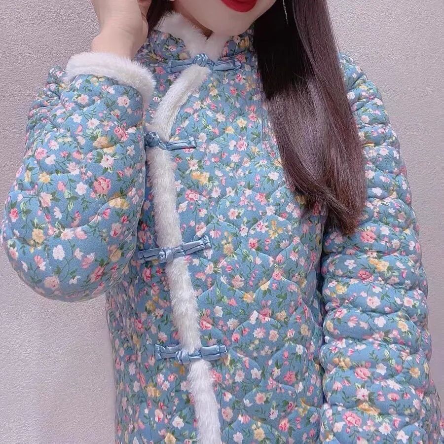 Retro Floral Jacket For Women