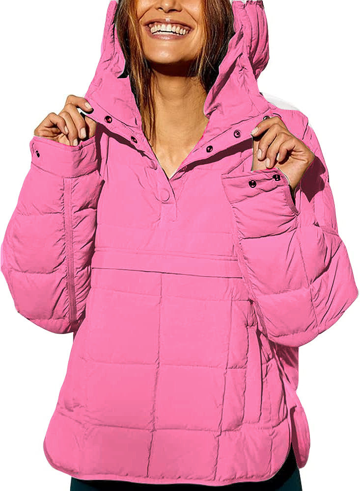 Hooded Cotton Coat Jacket For Women