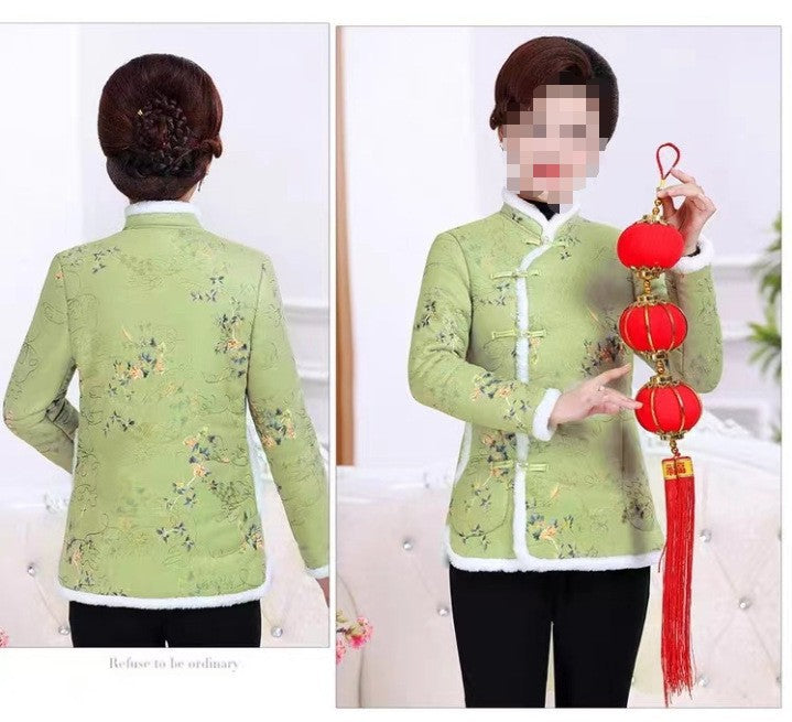 Retro Floral Jacket For Women