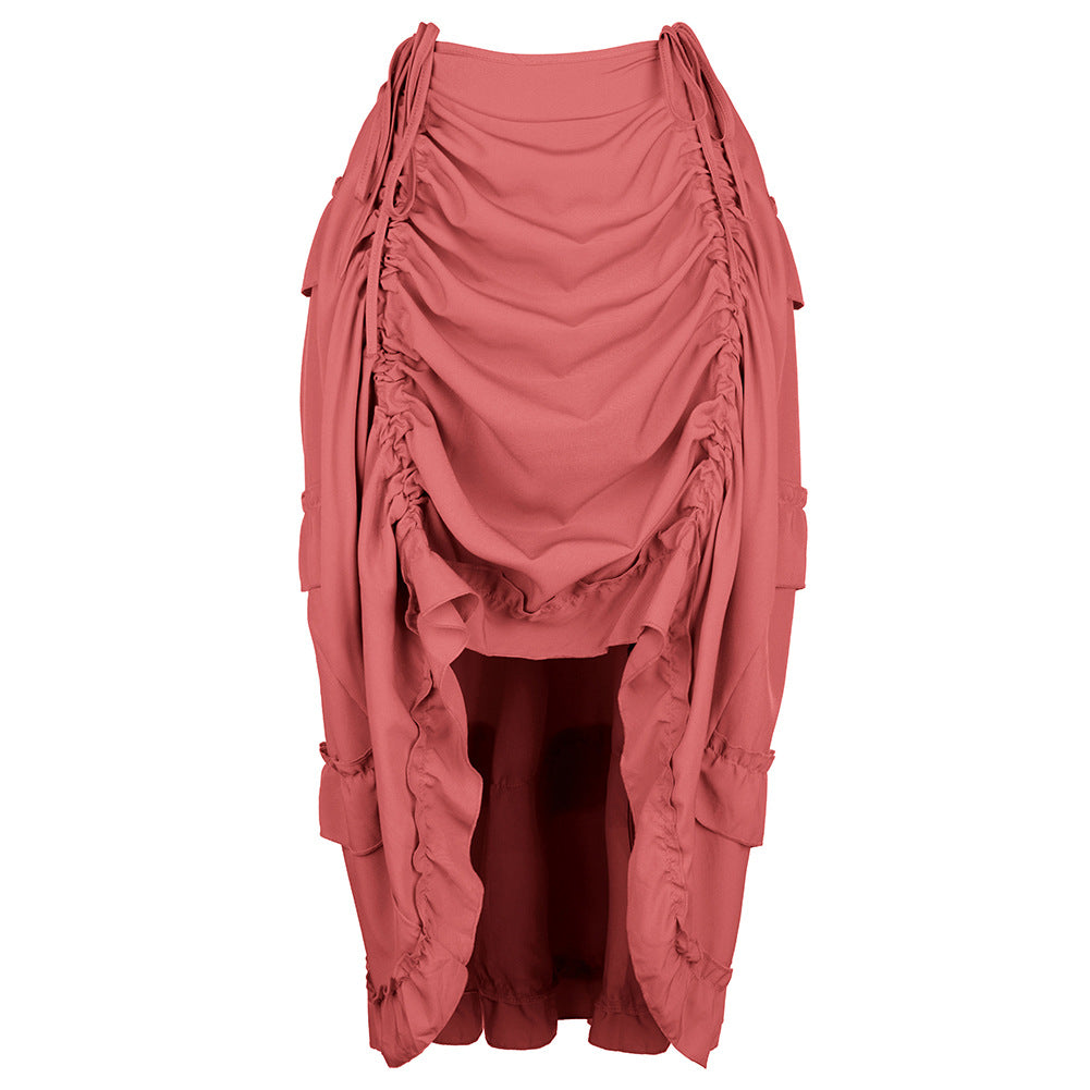 Irregular Splicing Long Skirt