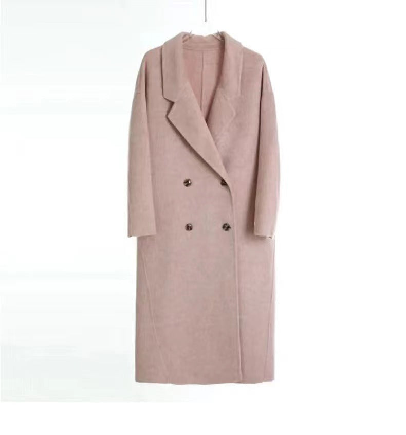 Velvet Double-Sided Wool Coat