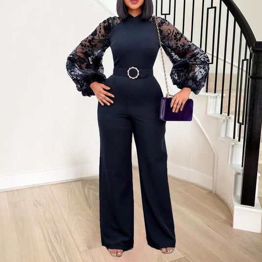 Tube-Type Wide-Leg Jumpsuit