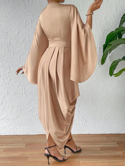 Pleated Wave Dress