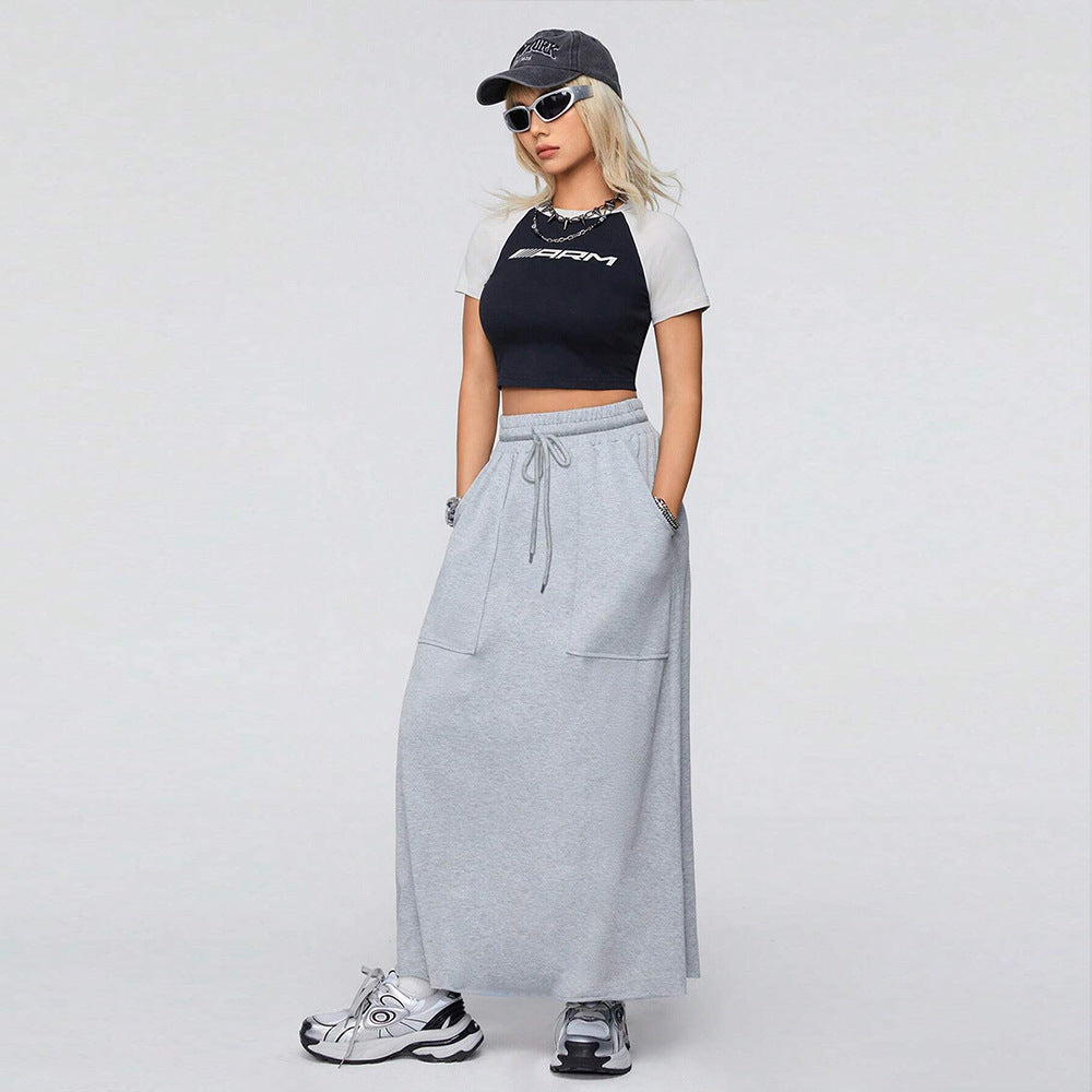 Tie-Up Casual Skirt