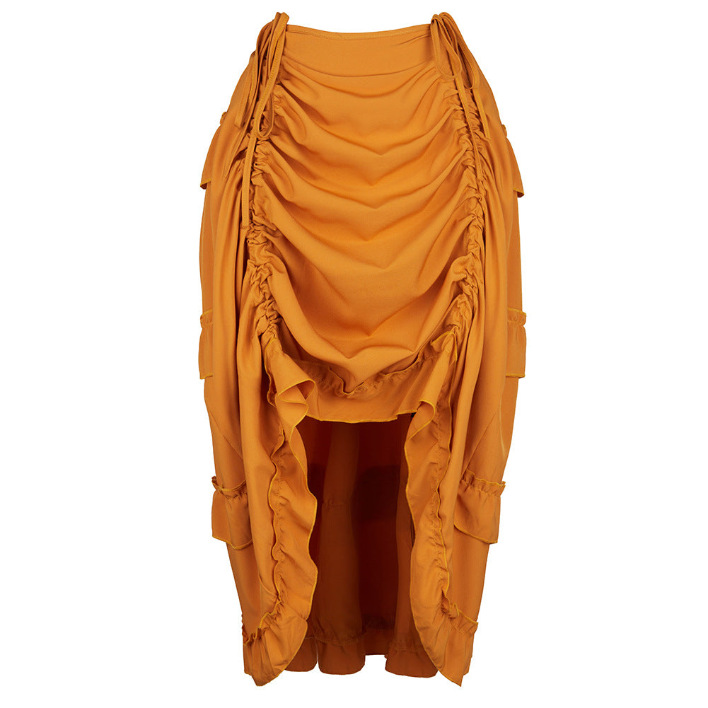Irregular Splicing Long Skirt