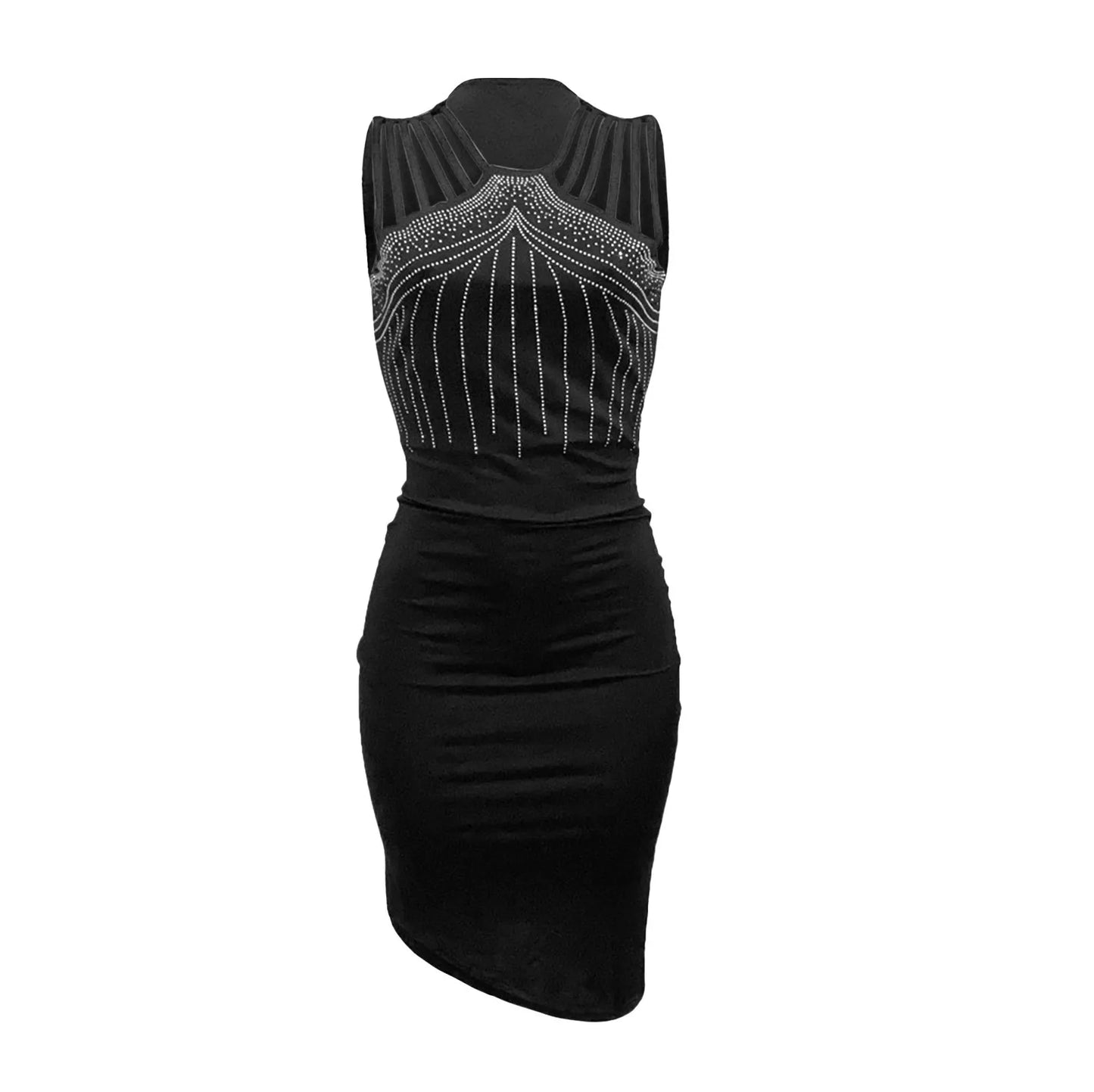Lace Sleeveless Midi Dress