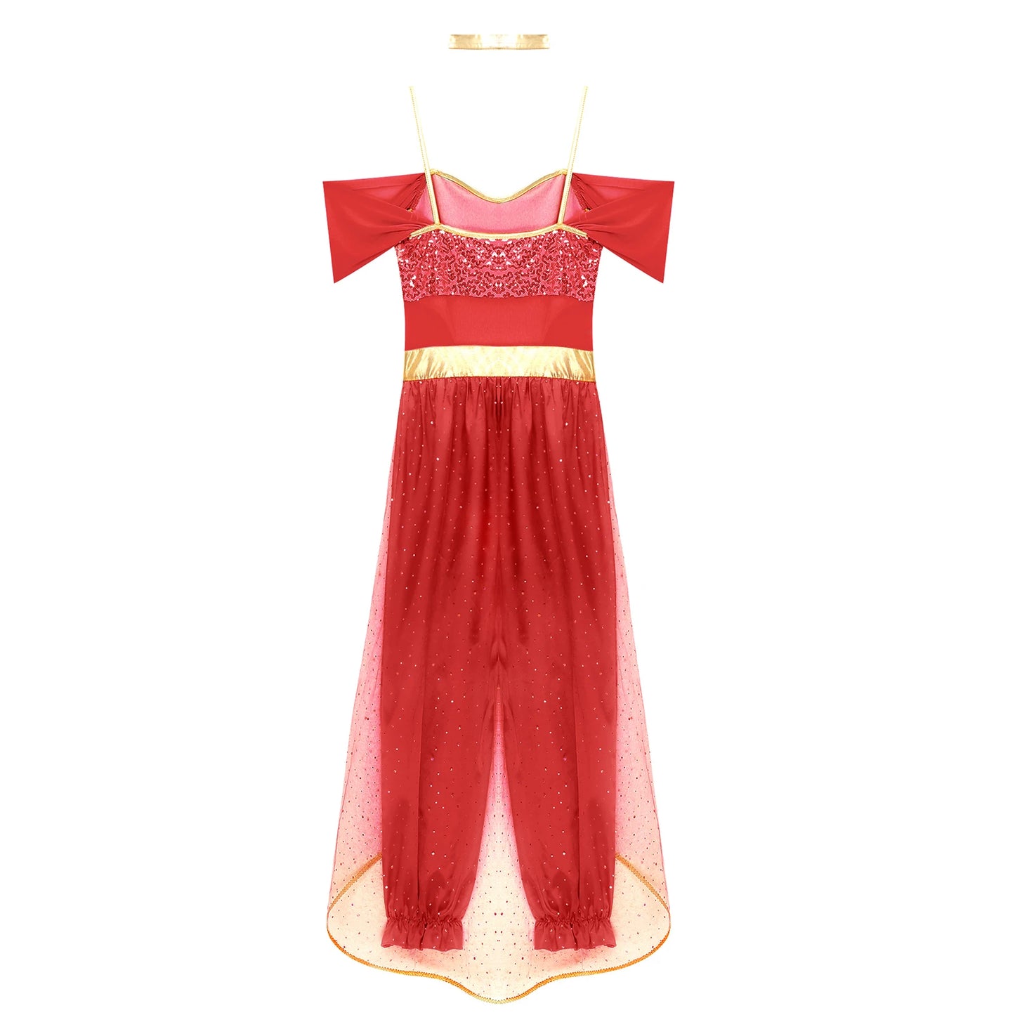 Bollywood-Style Women's Long Pants Jumpsuit