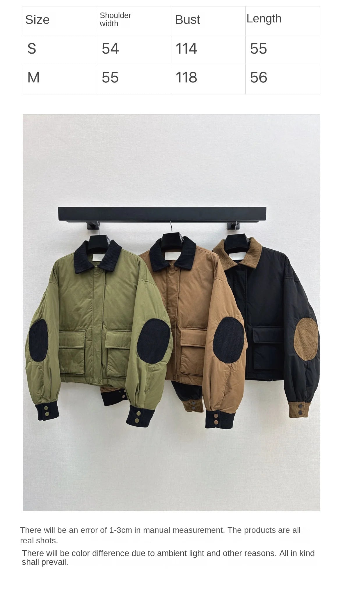 Autumn/Winter Retro Corduroy Down Jacket