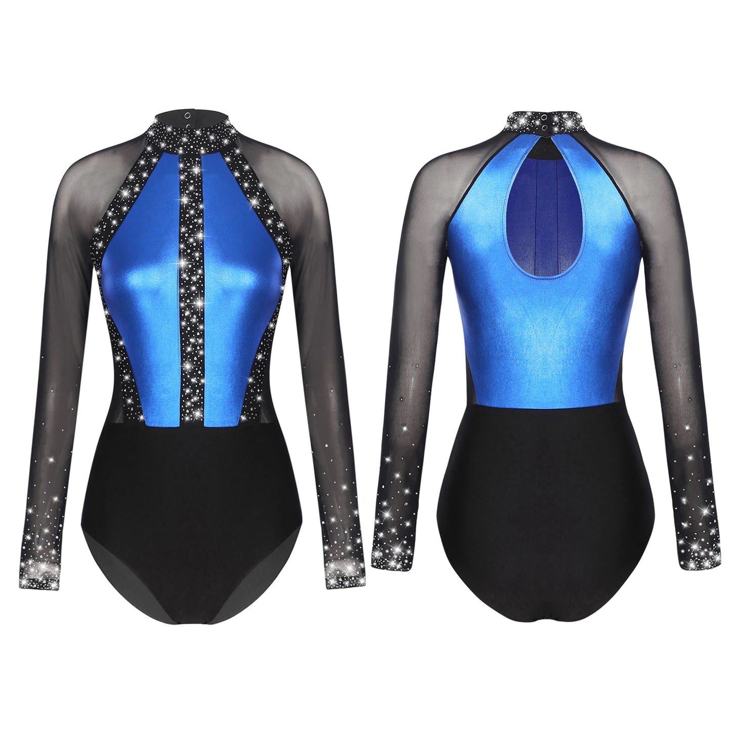 Rhinestones Ballet Dance/Gymnastics Jumpsuit