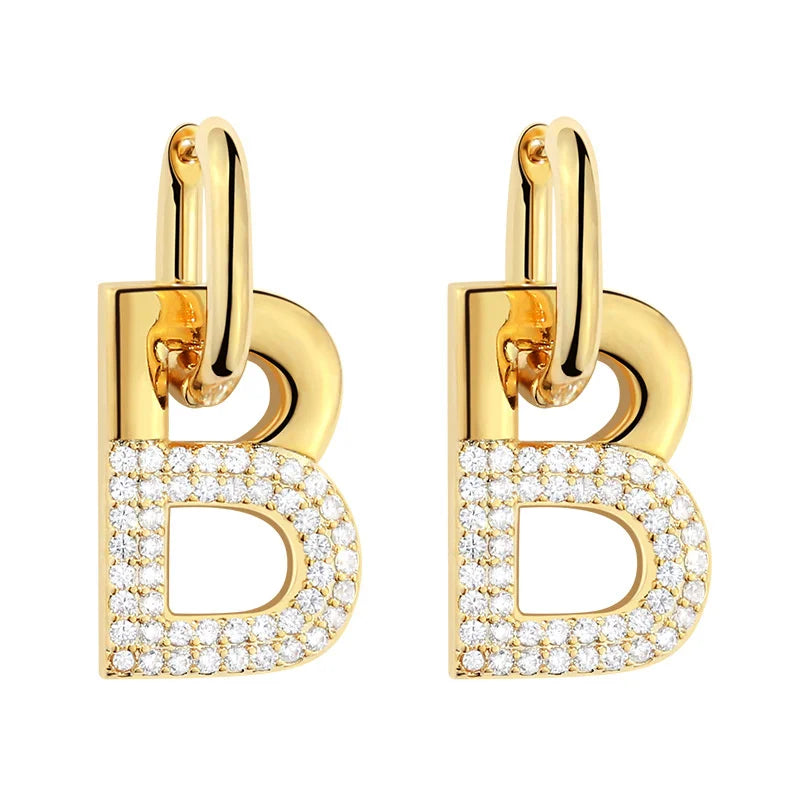 Popular Letter B Drop Earrings For Women