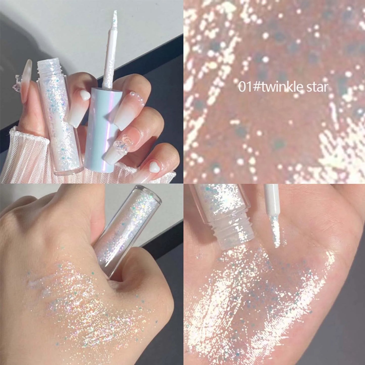 Sparkly Liquid Eyeshadow Highlight