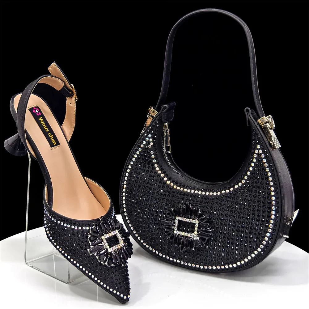 Elegant Matching Shoes & Bag Set