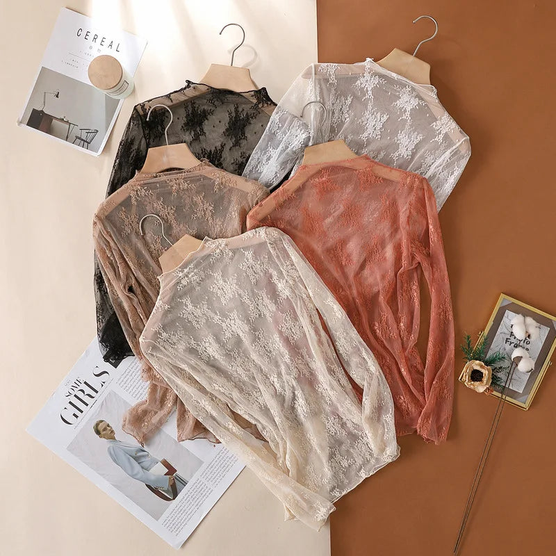 Lace Mesh Top for Women