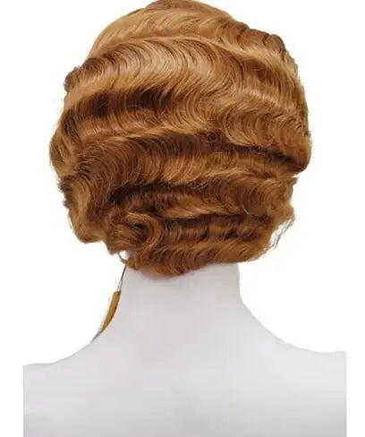 Synthetic Hair 1920‘s Flapper Hairstyles Wig for Women Finger Wave Retro Style Short Synthetic Wig Cosplay Halloween Wig