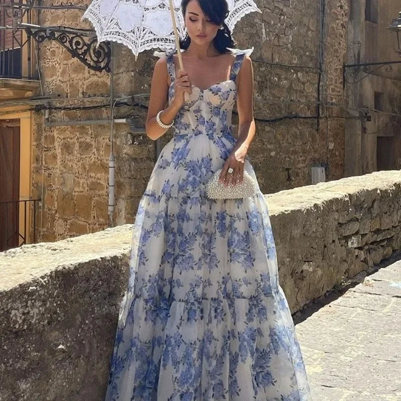 New Strapless One-Shoulder Sequin Long-Tail Evening Dress