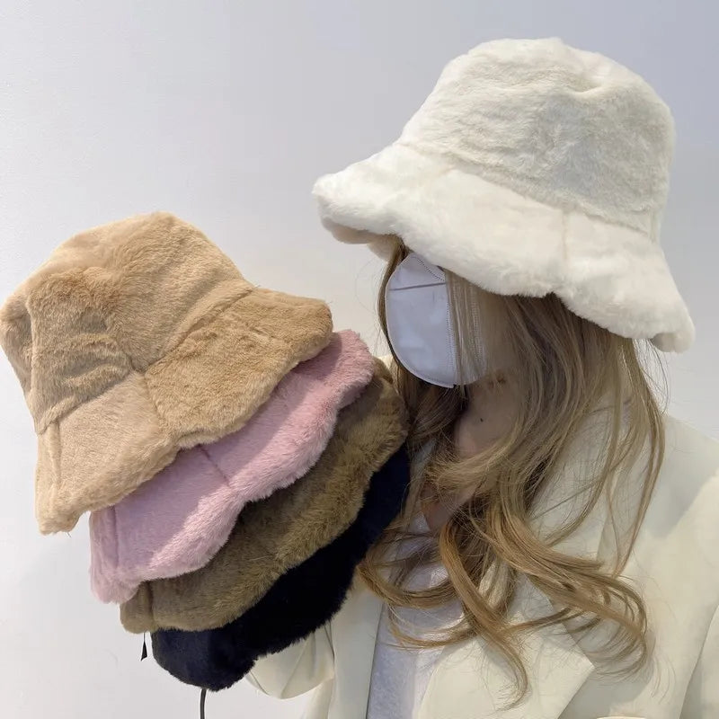 Faux Fur Bucket Hat