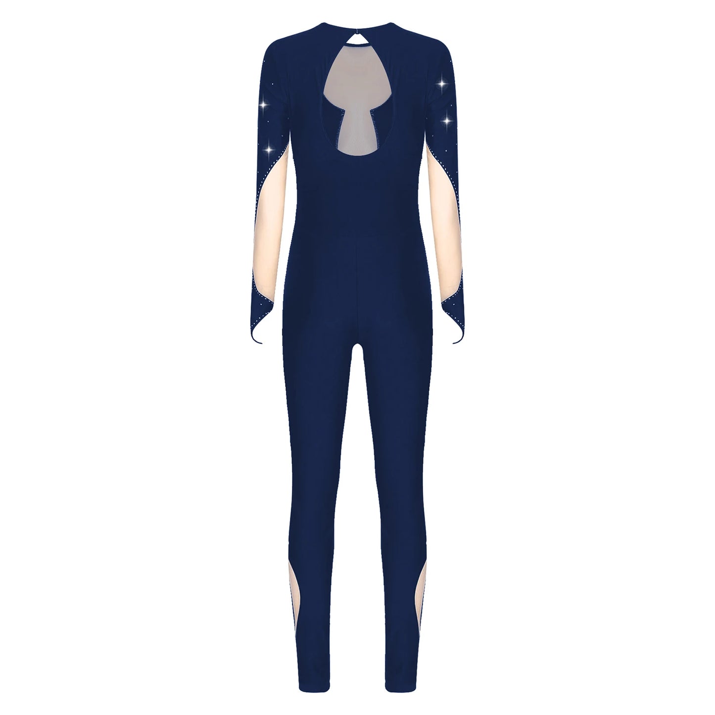 Rhinestones Ballet Dance/Gymnastics Jumpsuit