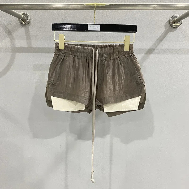 Rick Drawstring Shorts With Exposed Pockets