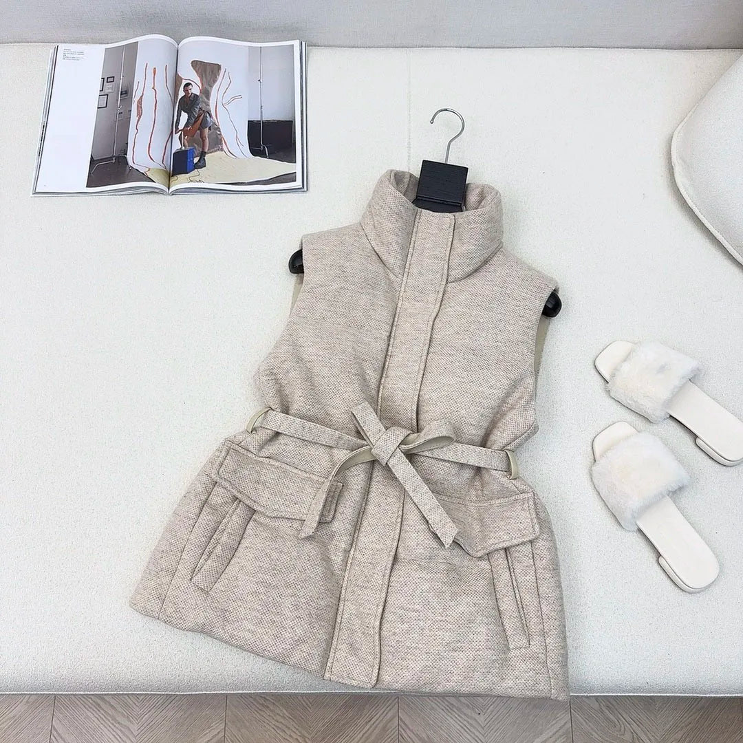 2024 Autumn/Winter New Women's Wool Vest Jacket