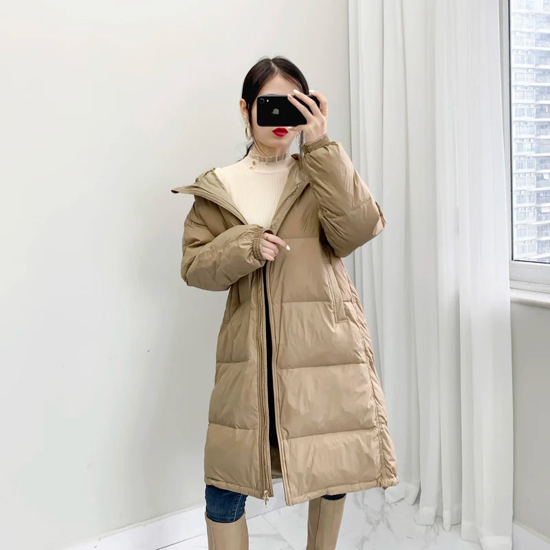 New Loose Thickened Long Parkas Winter Jacket