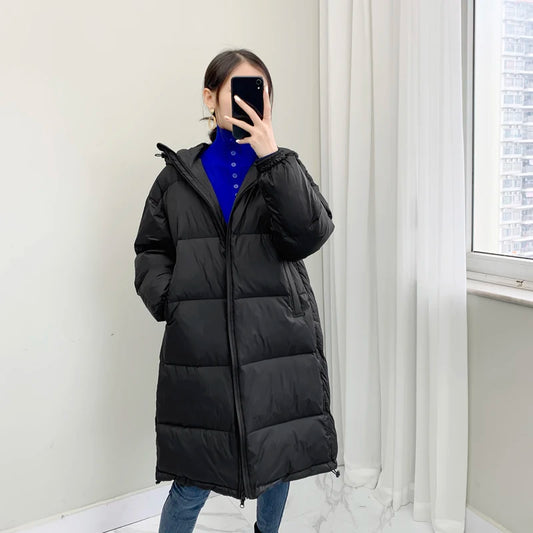 New Loose Thickened Long Parkas Winter Jacket