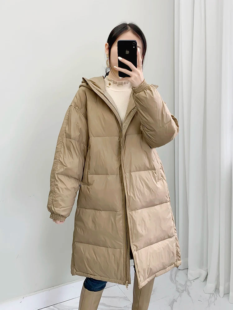 New Loose Thickened Long Parkas Winter Jacket