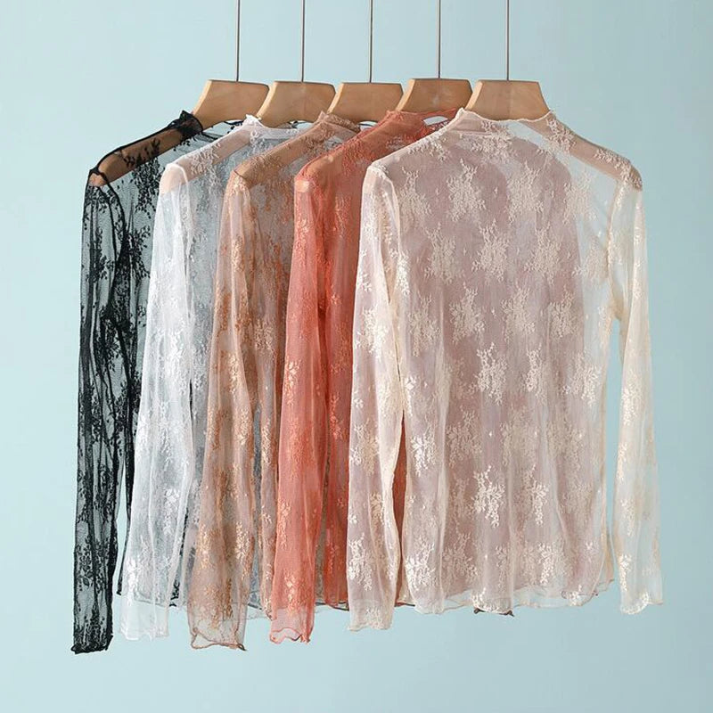 Lace Mesh Top for Women