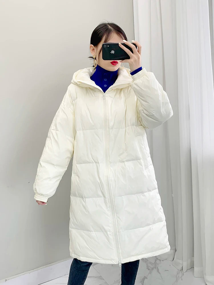 New Loose Thickened Long Parkas Winter Jacket