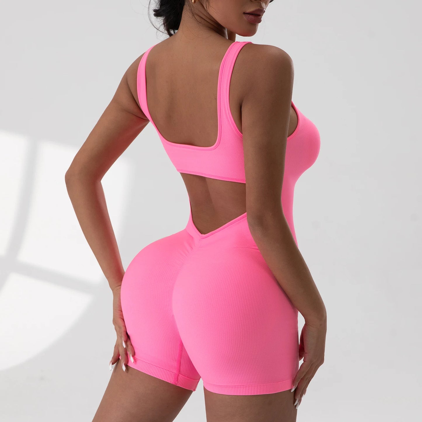 Cut-Out Fitness Jumpsuit
