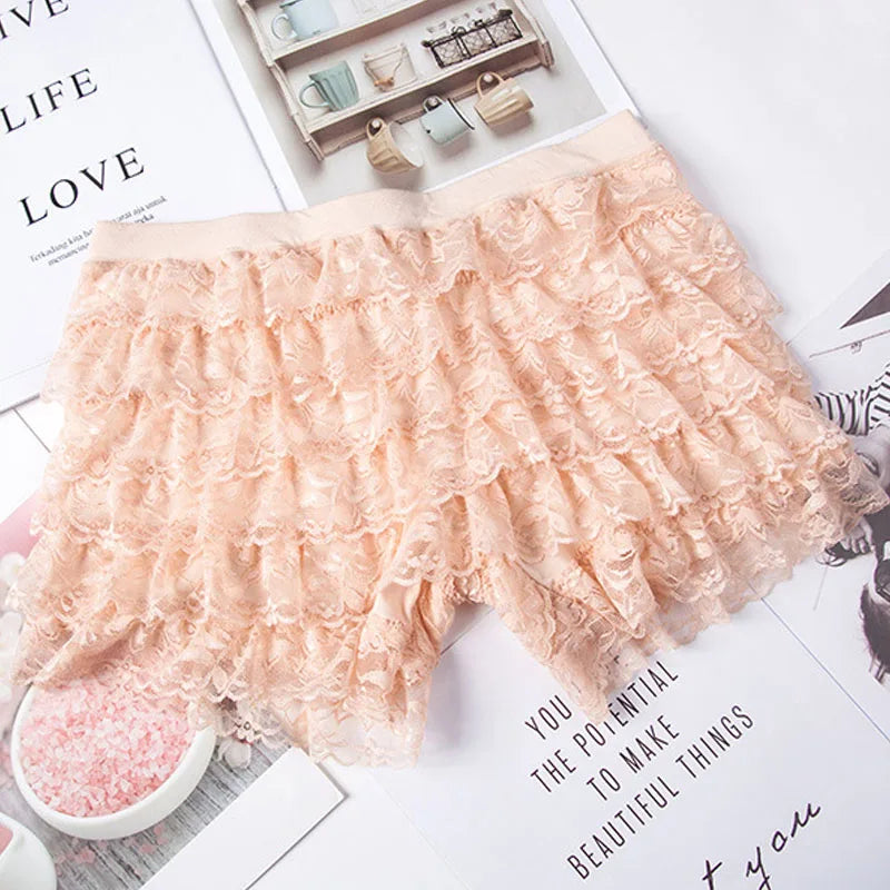 Vintage Frilly Lace Shorts