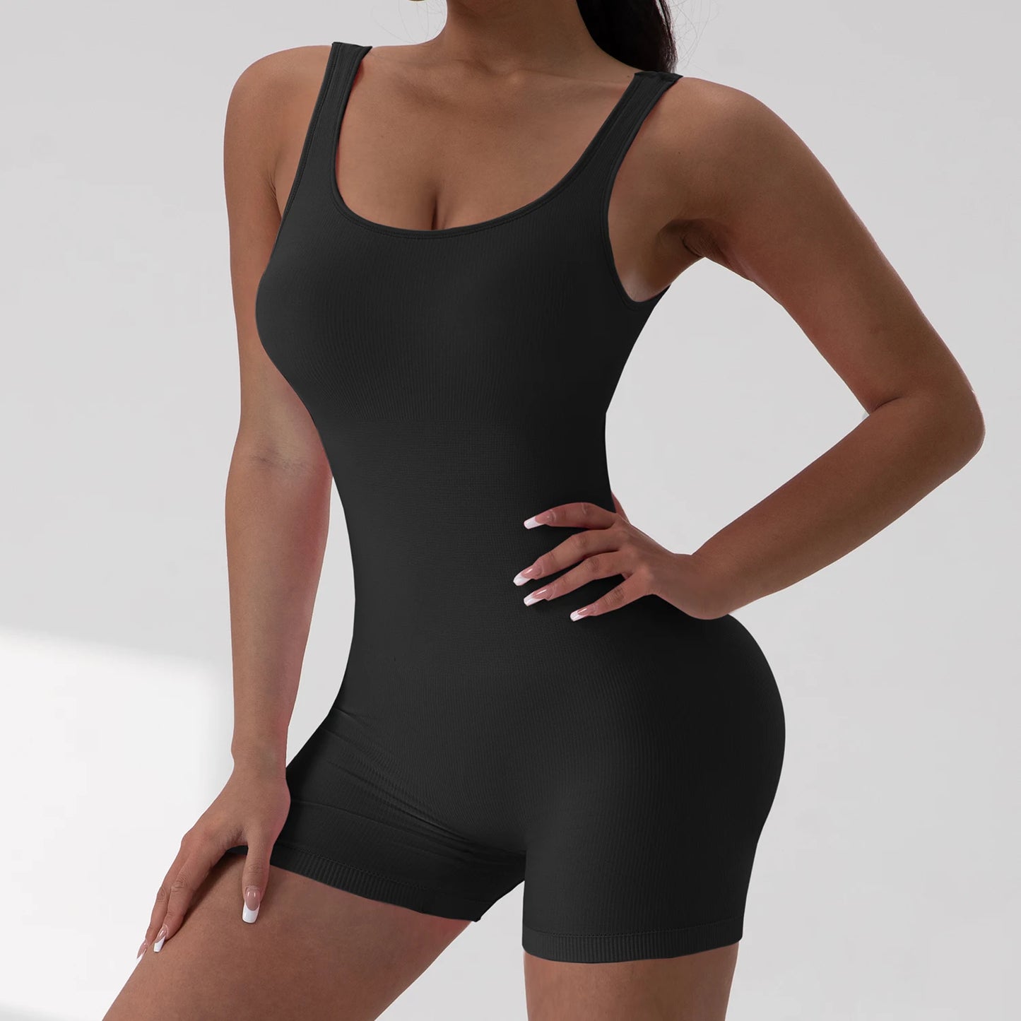 Cut-Out Fitness Jumpsuit