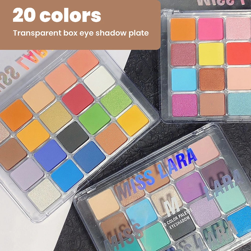 Multi-Colour Eyeshadow Plate - Waterproof Eyeshadow Powder For Women