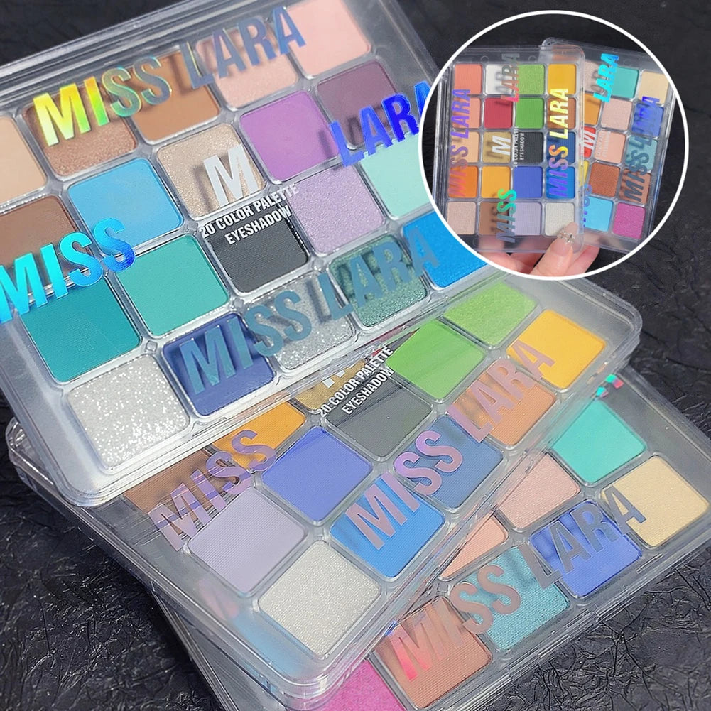 Multi-Colour Eyeshadow Plate - Waterproof Eyeshadow Powder For Women